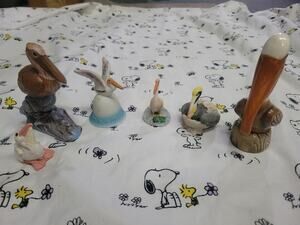 Lot Of Pelicans Decor Figures